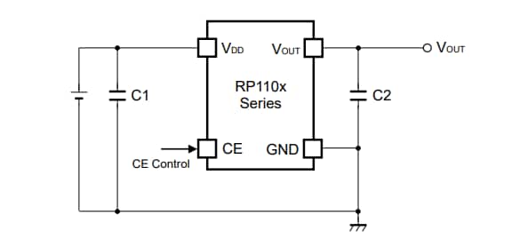 Nisshinbo RP110x LDO Voltage Regulators
